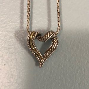 Brighton Two Tone Heart Callie Necklace